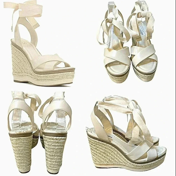 Glam Retro 11 Sexy Baddie Platform Wedge Espadrilles Strappy Sandals New